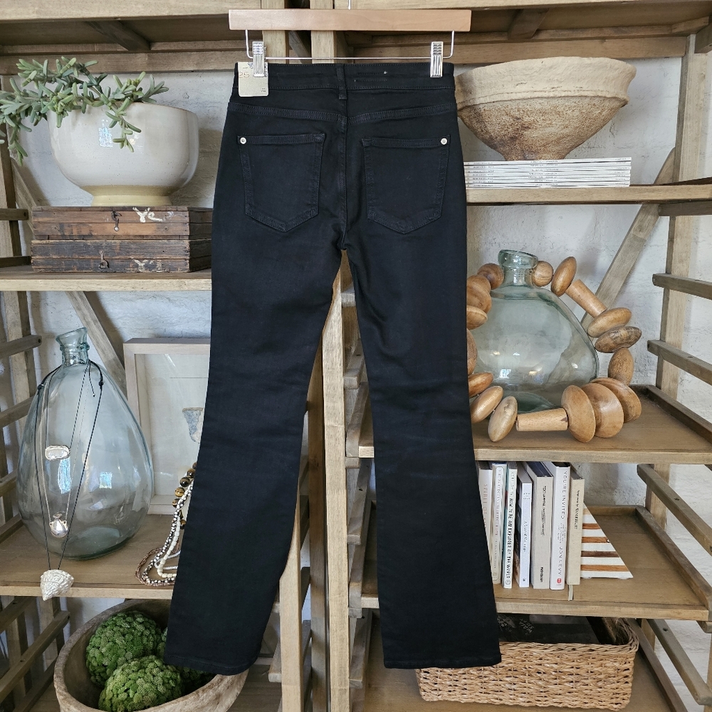 Anthropologie Pilcro The Icon Flare Jeans Size 25 – Black – New With Tags - Picture 3 of 10
